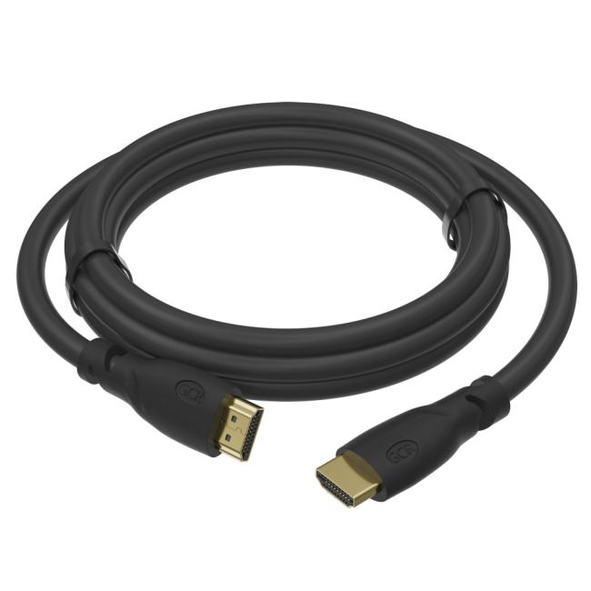 Greenconnect Кабель Premium 2.0m HDMI v2.0 HDR Ultra HD 4K60 Hz/ 5K30Hz, 3D, Ethernet 18.0 Гбит/с, OD8.0mm, 28/26 AWG, черный, GCR-50542
