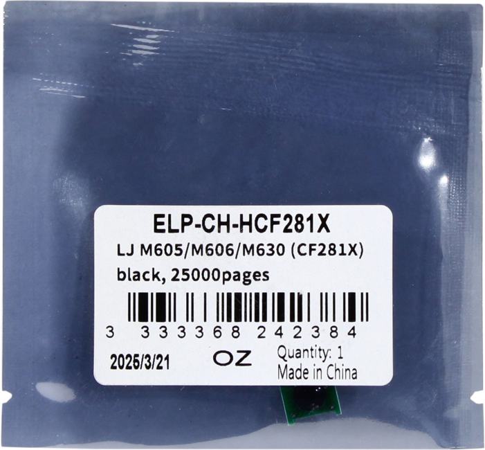<ELP-CH-HCF281X> Чип для картриджа  CF281X Black, 25K