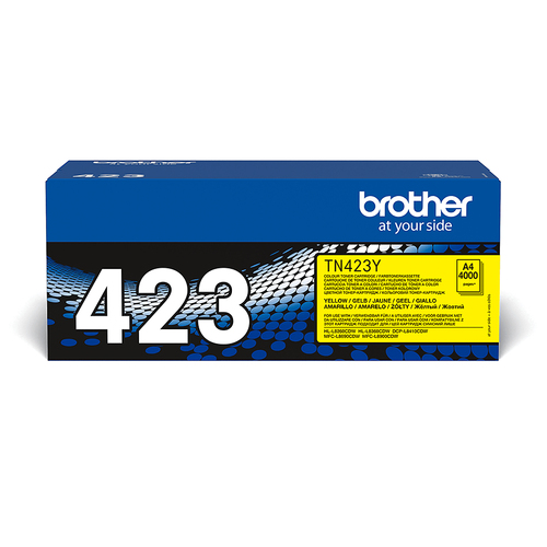 Картридж лазерный Brother TN-423Y желтый (4000 стр.) для HL-L8260CDW, HL-L8360CDW, DCP-L8410CDW, MFC-L8690CDW, MFC-L8900CDW