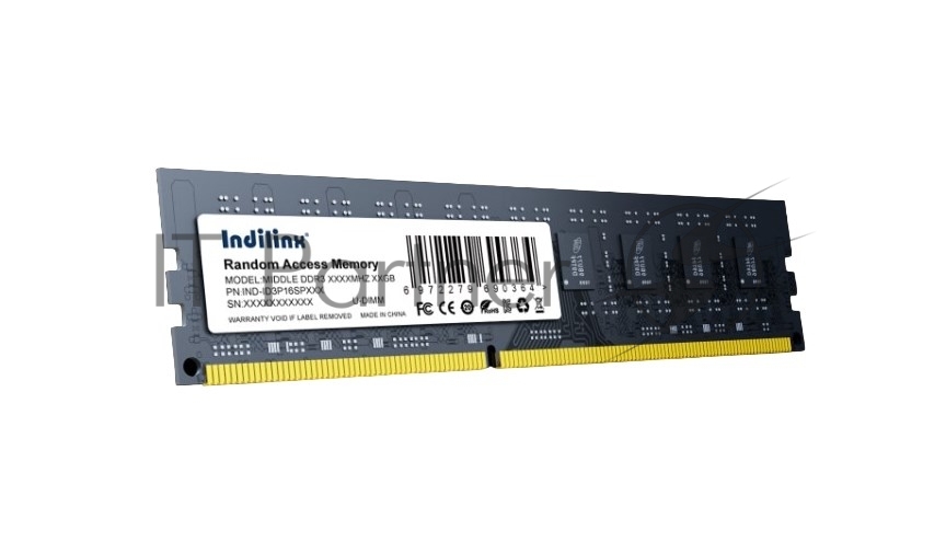 Оперативная память Indilinx DIMM DDR3 8GB PC12800 1600MHz CL11 1.5V (IND-ID3P16SP08X)