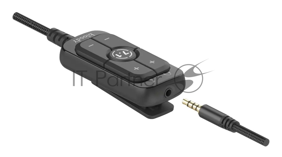 Наушники с микрофоном A4Tech Bloody M590i синий/белый 1м мониторные USB оголовье (M590I SPORTS NAVY)
