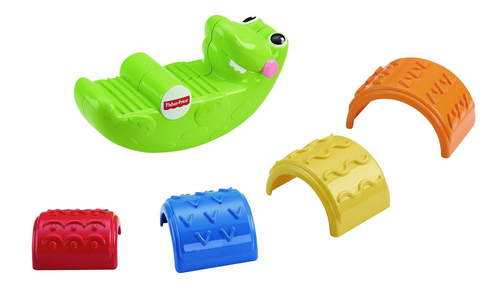 Mattel Fisher-Price  <CDC48>  Пирамидка  "Весёлый крокодильчик"