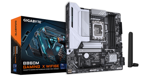 Материнская плата GIGABYTE B860M GAMING X WIFI6E, LGA1851, Intel B860, 4xDDR5, 4xSATA, 2xM.2, 1xPCIe 5.0 x16, DisplayPort, HDMI, USB Type-C, 1x2.5Gb LAN, 3x3.5 мм, 7.1, microATX