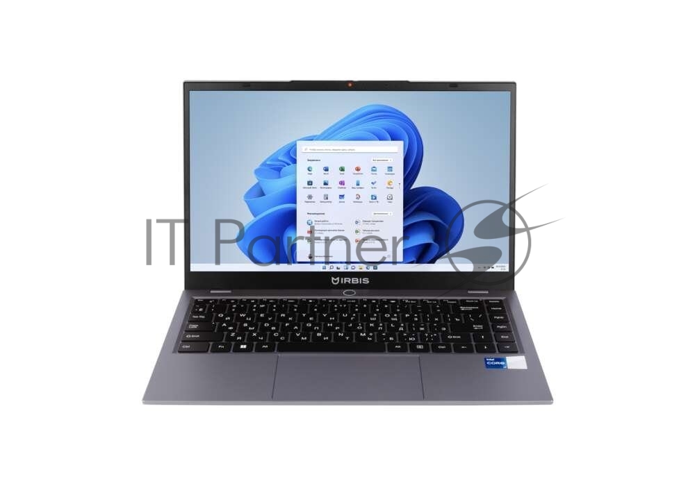 Ноутбук IRBIS SmartBook 14NBP3003PD_G3/14"/IPS/Intel Core i5 1250P/16Gb/512Gb/SSD/Intel Iris Xe Graphics/Без ОС/серый/1.5kg