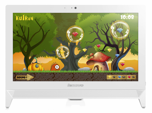 Lenovo C20-00 <F0BB00YFRK> white 19.5" HD+  Pen  J3710/4Gb/500Gb/DVDRW/DOS/k+m