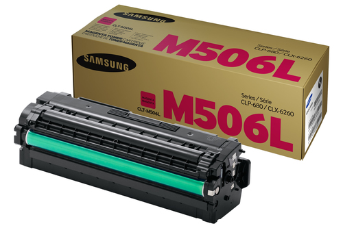 Чип CLT-M506L для Samsung CLP-680, CLX-6260 Magenta 3500 копий