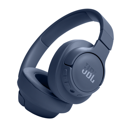 Беспроводные/проводные наушники JBL Tune 720BT синий, полноразмерные, Bluetooth + проводной, до 76 ч.