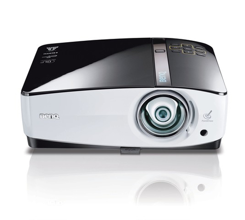 BenQ Projector MP780 ST (DLP,2500 люмен,3000:1,1280 x  800,D-Sub,HDMI,RCA,S-Video,USB,LAN,PointDraw,ПДУ,  2D/3D)