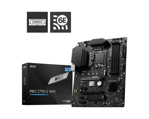 Материнская плата/ MB MSI INTEL Z790 s1700, 4xDDR5(256GB), HDMI 1.4/DP, 1xPCIe 5.0x16, 1xPCIe 3.0x16, 3xPCIe 3.0, 1xLAN (2.5GbE), Wi-Fi, BT, 4xSATA 6Gb/s, 2xM.2, 1xUSB-C, 4xUSB 3.2, 2xUSB 2.0, ATX
