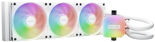 Водяное охлаждение для процессора/ Water Cooling System be quiet! LIGHT LOOP 360mm white (250W, 360mm, White, ARGB/ Fans: 3x120mm, 61.8CFM, 36.8dBA, 2100RPM/ Pump 2900RPM, Rad thickness 27mm/ S: 1851, 1700, 1200, 115X, AM5, AM4)