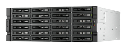 Полка расширения сетевого хранилища без дисков/ ENTERPRISE QNAP TL-R2400PES-RP PCIe Interface JBOD expansion module, 24 bays 3.5 "/ 2.5" SATA 6 Gb/s 4U rackmount, 2 PSU. W/o RAIL-A02-90