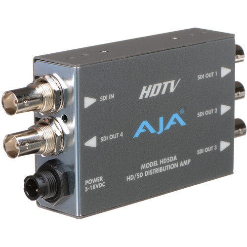 Усилитель-распределитель AJA HD5DA 1x4 HD/SD-SDI Distribution Amplifier / Repeater with DWP