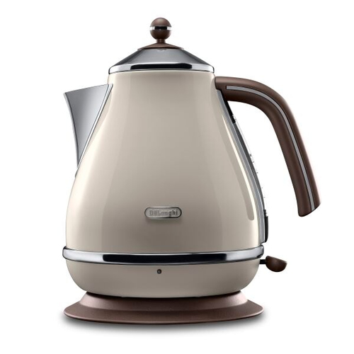 210110028 Чайник электрический Delonghi KBOV 2001.BG 1.7л.  2000Вт  бежевый  (корпус: пластик)