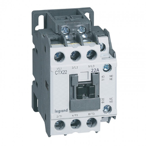 Контактор CTX3 3P 22A 1но1нз ~230V