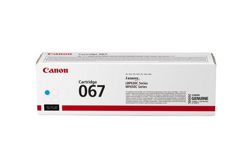 Картридж лазерный Canon CRG 067 C (5101C002) голубой (1250 стр.) для Canon i-SENSYS LBP631CW LBP631/LBP633Cdw LBP633/MF651Cw MF651/MF655Cdw MF655/MF657Cdw MF657