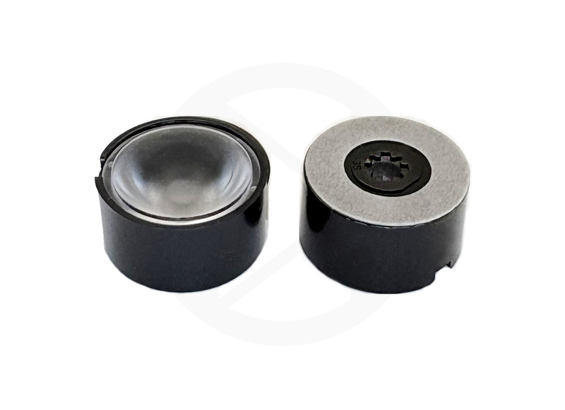 Линза единичная KingBrite KB-H20-15M-XP-NHB, 1LED, 15°, 21.5x11.6мм