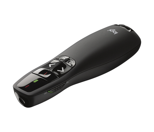 Logitech Wireless Presenter R400 (RTL) USB, 5 btn, Беспроводной пульт с  лазерной указкой <910-001356>