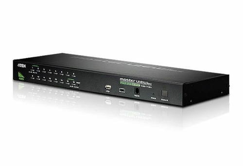 Переключатель электронный ATEN 16-Port PS/2-USB VGA KVM Switch with Daisy-Chain Port and USB Peripheral Support