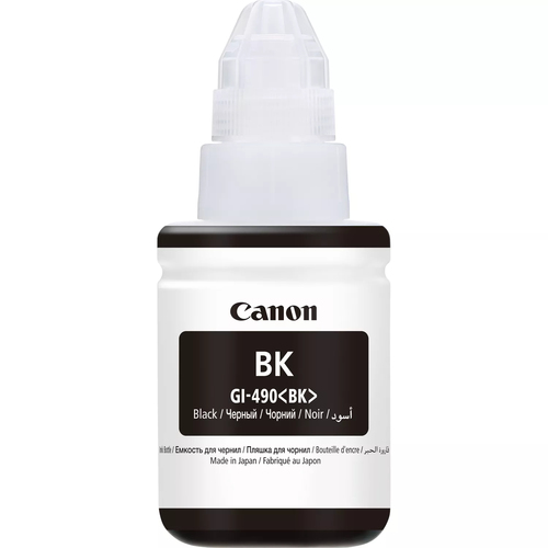 Контейнер с чернилами CANON GI-490 BK черный, 135 мл  (0663C001)