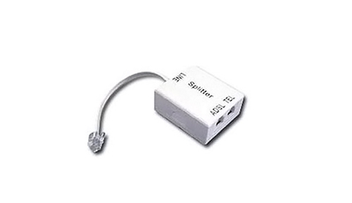 D-Link <DSL-30CF>  ADSL Splitter (AnnexA, вход 1xRJ-12 выход  2xRJ-12 ADSL+аналоговый телефон)