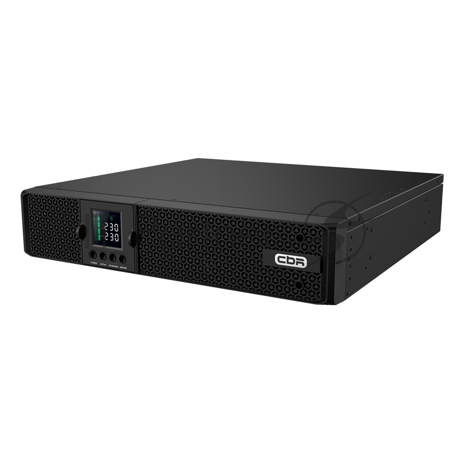 Источник бесперебойного питания CBR PLS-1.5KRT-8I-LCHERSC / 1500 ВА / 1350 Вт / 8 x IEC 320 C13