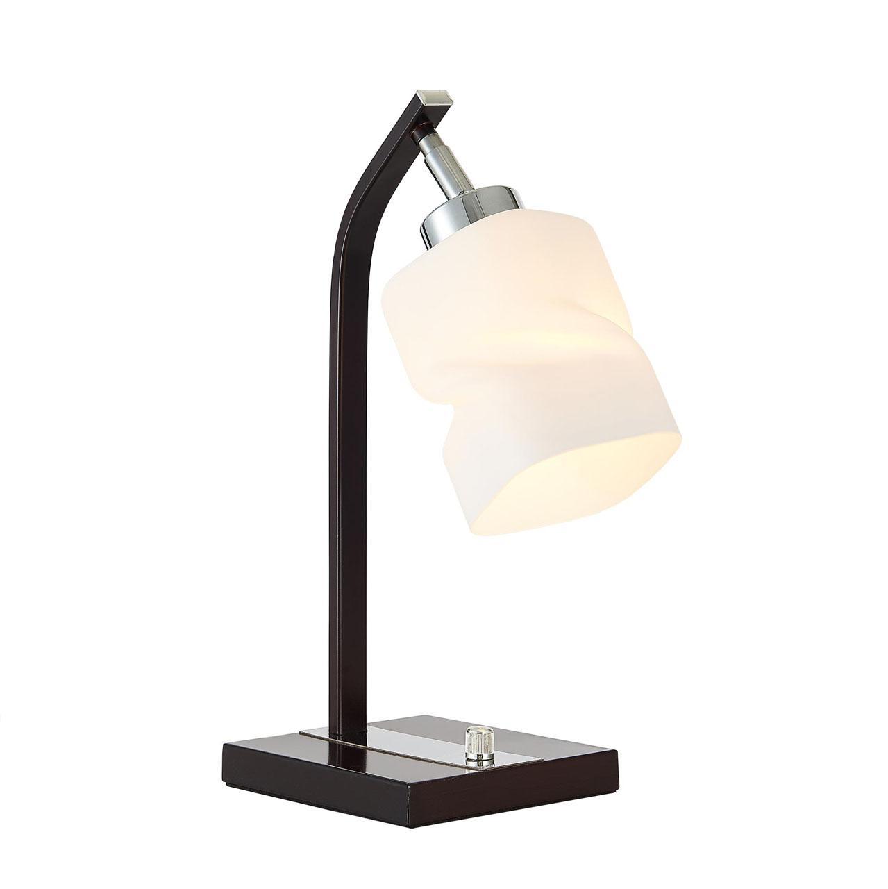 Светильник Настольный Citilux CL126812 Берта Хром+Венге