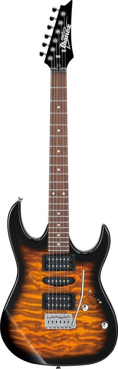 Электрогитара Ibanez GRX70QA Sunburst