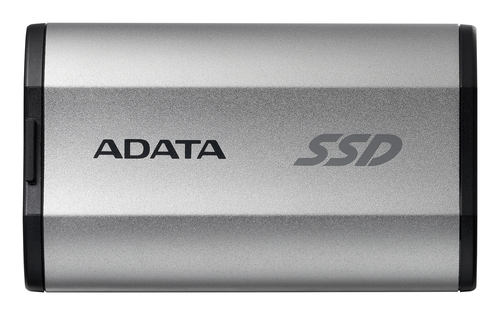 Твердотельный накопитель/ ADATA External SSD SD810, 2000GB, Type-C, USB 3.2 Gen2х2, up to R/W 2000/2000 MB/s, 72.7x44x12.2mm, Silver (5 лет)