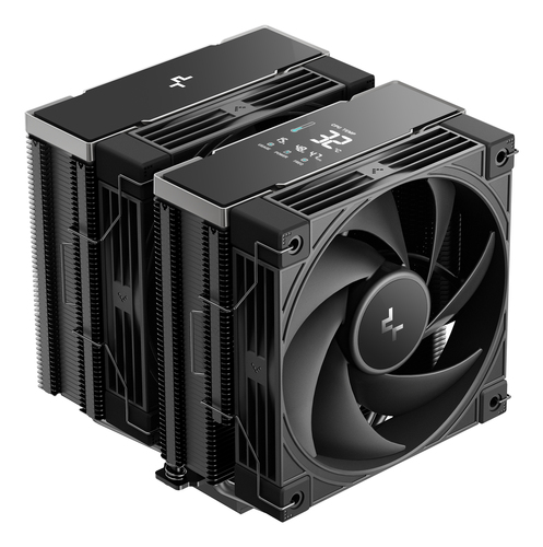 Кулер для процессора DEEPCOOL AK620 G2 DIGITAL NYX LGA1851/1700/1200/115X/AM5/AM4 (8шт/кор, TDP 260W, PWM, DUAL Fan 120мм, 6 тепл. трубок, Copper Base, черный) RET (R-AK620G2-BKNNMN-GJD-1)