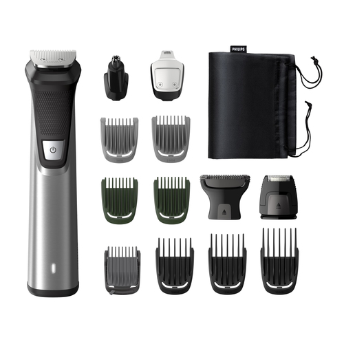 Триммер Philips MG7745/15  черный  (насадок  в компл:12шт)