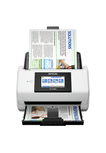 Сканер протяжный Epson WorkForce DS-790WN (B11B265401) A4 белый