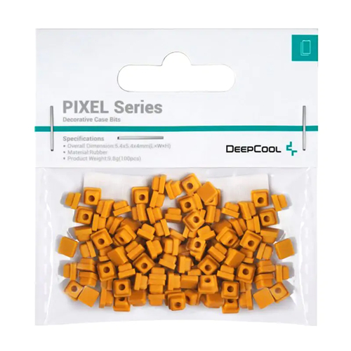 Deepcool <R-PIXEL-PO100-G-1> Декоративный элемент для оформления  корпуса  (оранжевый,  5.4x5.4x4мм, 100шт.)