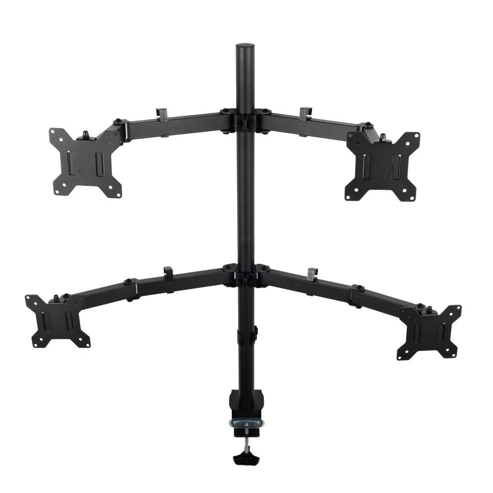 Кронштейн Filum FL-DMT004FB, на 4 монитора, VESA 75/100, до 10 кг