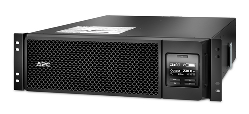 ИБП APC by SE - Smart-UPS SRT 5000 ВА/4500 Вт, On-Line, in (230V IEC-309 1P+N+E ), 6xIEC-320 C13, 4xIEC-320 C19, Hot Swap User Replaceable Batteries, LCD, Rack/Tower, 3U, RM, цвет чёрный, SRT5KRMXLI