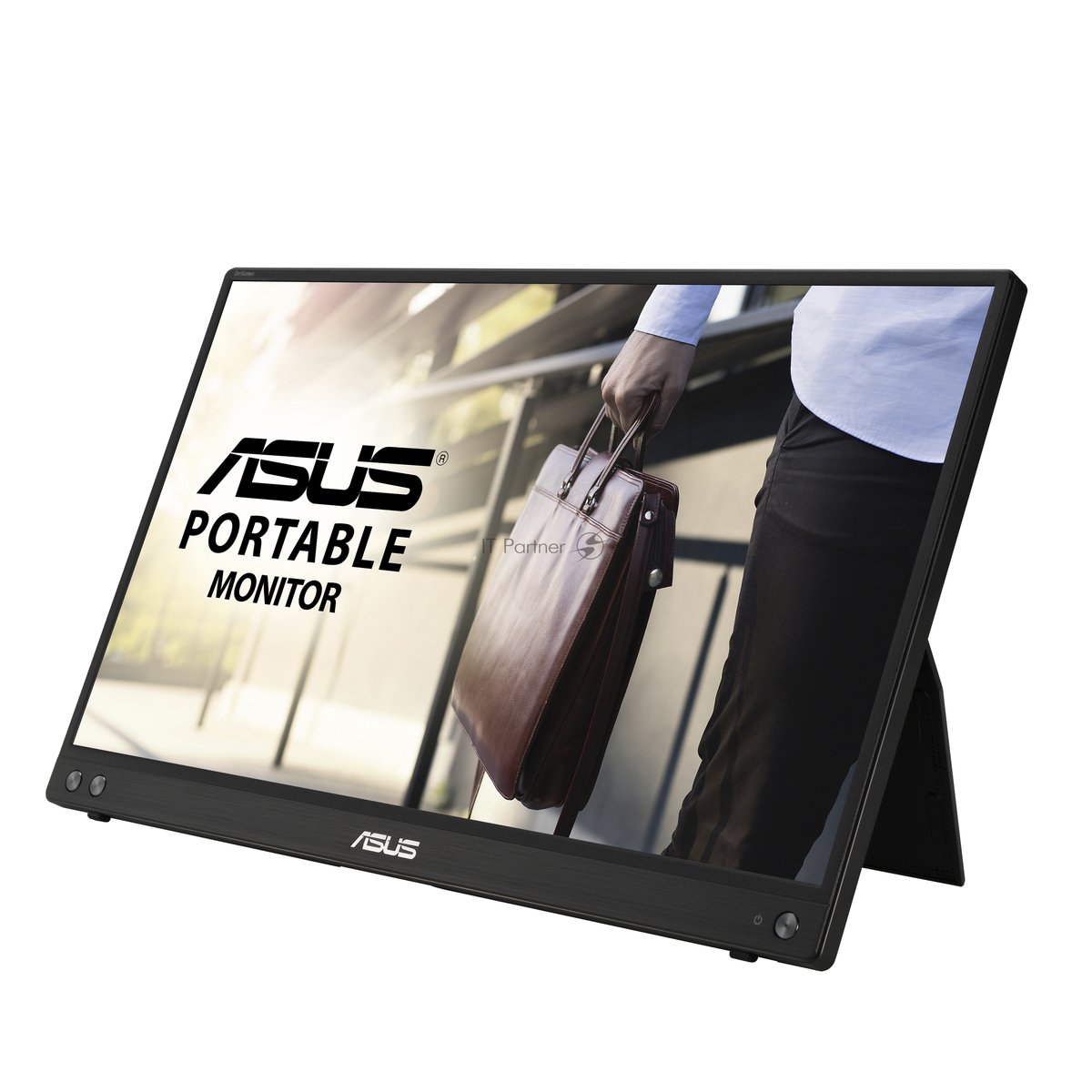 Монитор 15.6" ASUS ZenScreen MB16ACV IPS 1920x1080, 60 Гц, 5 мс, 16:9, 250 кд/м², USB Type-C, портативный, Flicker Free, Low Blue Light, темно-серый