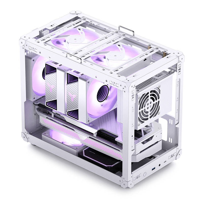 JONSBO C6 MAX White, mini-ITX, mATX, белый