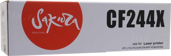 Картридж SAKURA CF244X для HP LJ  Pro M15a/w, 28a/w
