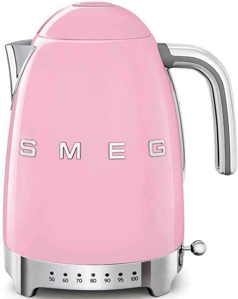 Чайник Smeg KLF04PKEU, с регулировкой температуры, розовый