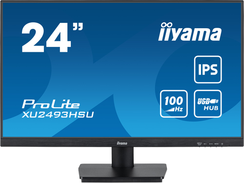 Монитор 23.8'' Iiyama ProLite XU2493HSU-B6 IPS, 1920x1080 (16:9), черный (XU2493HSU-B6)