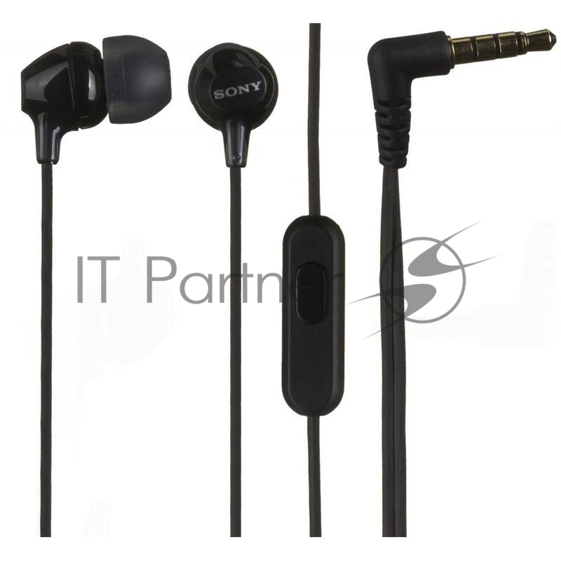 Гарнитура Sony MDR-EX15AP, внутриканальные, проводные, 1.2м