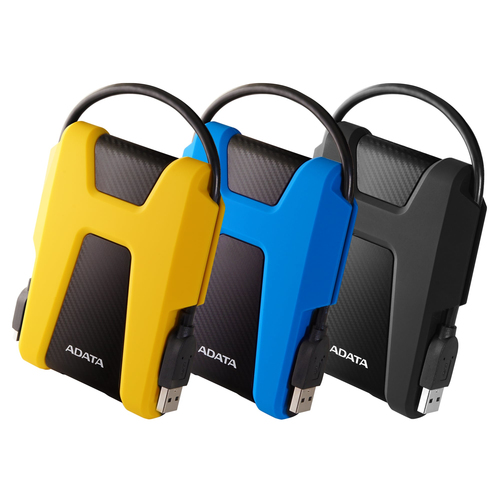 Внешний диск HDD ADATA - DashDrive Durable, 1 ТБ, 2.5", USB Type A, Питание по USB, чёрный, AHD680-1TU31-CBK