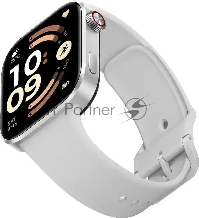 Умные часы Xiaomi Redmi Watch 6, 2.07" AMOLED, GPS, Bluetooth 5.4, IPX/WR50, серебристый