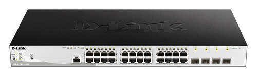 D-Link <DGS-1210-28P /C1A> Web Smart Switch  (24UTP 1000Mbps+ 4SFP)