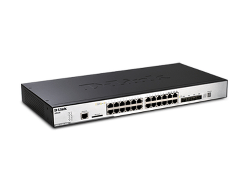D-Link <DGS-3120-24TC /B1ARI> Управляемый коммутатор (20UTP 1000Mbps  + 4Combo 1000BASE-T/SFP)