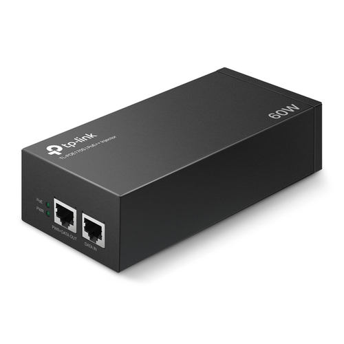POE170S - PoE-инжектор, TP-Link, POE170S, 2 порта 10/100/1000 Мбит/с, 802.3af/at/bt, мощность до 60 Вт