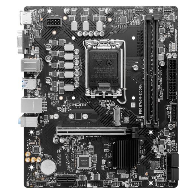 MICROSTAR MSI PRO B760M-E {LGA 1700,2xDDR5  Intel B760, mATX} RTL
