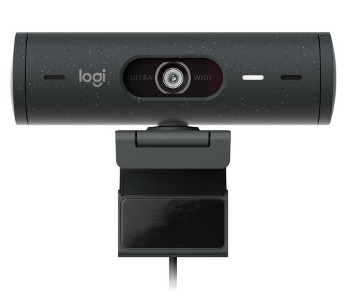 Веб-камера Logitech Webcam Brio 500, 1920x1080, GRAPHITE, 4Mp, защитная шторка, USB-C, [960-001422]