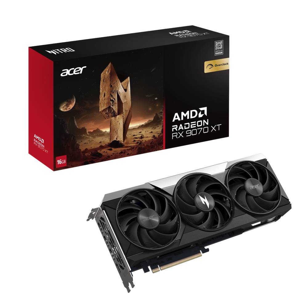 Acer Nitro AMD Radeon RX9070 XT OC 16GB GDDR6