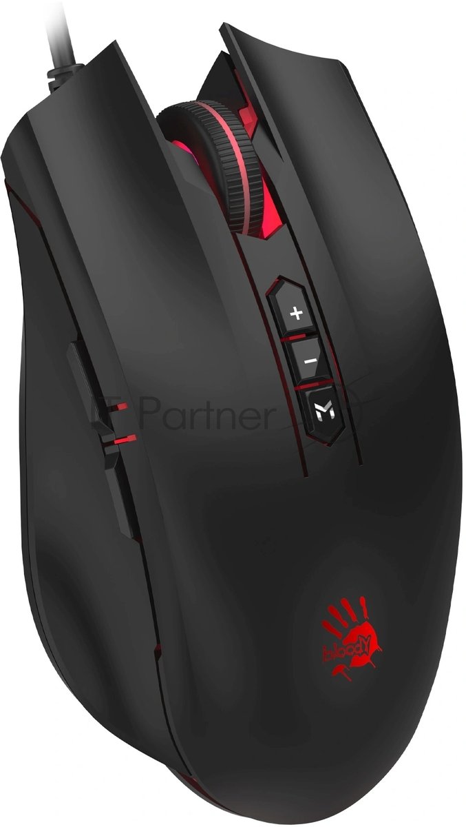 Мышь проводная A4Tech Bloody ES7 черный, 6000 dpi, USB, кнопки - 8