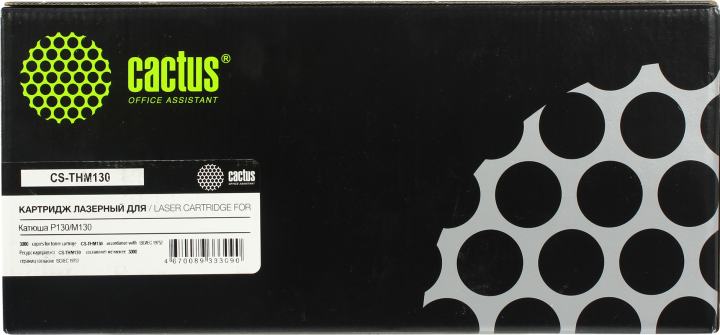 Картридж Cactus CS-THM130  Black  для  Катюша P130/M130
